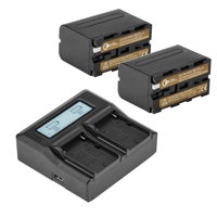 

Green Extreme 2x NP-F970 7.2V 56.2Wh Li-Ion Batteries, Bundle with Green Extreme Dual Charger Kit