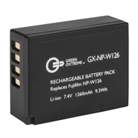 

Green Extreme NP-W126 Lithium-Ion Battery Pack (7.4V 1260mAh)