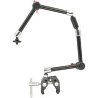 

GyroVu Adjustable Clamp Mount with Dual Heavy Duty 11" Articulated Arm Monitor Mounts