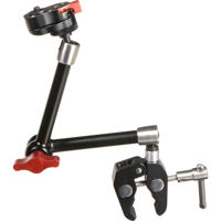 

GyroVu Adjustable Clamp Mount with Heavy Duty 11" Articulated Arm Monitor Mount and Quick Release