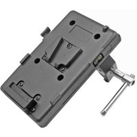 

GyroVu D-Tap Battery Plate with 1/4"-20 Thread and Adjustable Clamp Mount, V-Mount