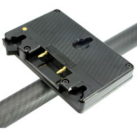 

GyroVu Anton Bauer Battery Carbon Fiber Mount with D-Tap Female Connector for Ronin M/MX, Movi Gimbal