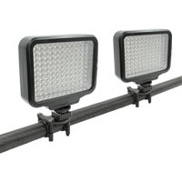 

GyroVu 120 LED Light Panel 2-Piece Kit for DJI Ronin Stabilizer, Includes 4x Sony NP-F550 Battery, 2x 120/240V Charger with Folding Plug