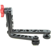 

GyroVu Dual 180 Degree Tilt Hot Shoe L-Bracket Mount with 1/4"-20 Mounting Option