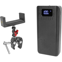 

GyroVu High Capacity 30,000 mAh Power Bank and Clamp Mount with Swivel Ball Mount