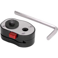 

GyroVu Professional 1/4" Mini Quick Release Plate System with Self Locking Mechanism, Supports 4 lbs