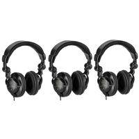 

H&A Closed-Back Studio Monitor Headphones (3-Pack)