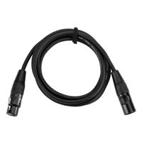 

H&A Elite Pro 6' XLR M to XLR F Microphone Cable with Rean by Neutrik Gold Connectors