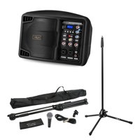 

H&A 5" 150W Portable PA System with Bluetooth - Galaxy Audio RT-66SXD Complete Unidirectional Cardioid Dynamic Microphone and Stand Kit - Stand