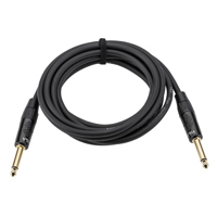 

H&A Elite Pro 1/4" Male to 1/4" Male Instrument Cable with Rean Gold Connectors - 10'