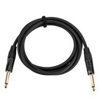 

H&A Elite Pro 1/4" TS Male to 1/4" TS Male Instrument Cable with Rean by Neutrik Gold Connectors, 6'