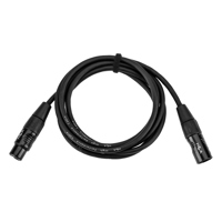 

H&A Platinum Pro Quad 6' XLR M to XLR F Microphone Cable with Rean by Neutrik Gold Connectors