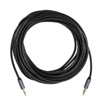 

H&A Stereo Mini Male to Stereo Mini Male Auxilary Cable (Gold Series) 25'