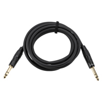 

H&A Platinum Pro 10' TRS 1/4" Male to 1/4" Male Interconnect Cable with Rean by Neutrik Gold Connectors