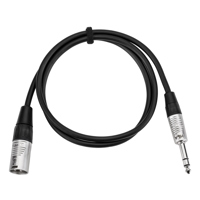 

H&A Platinum Pro TRS 1/4" Male to XLR Male Interconnect Cable with Rean by Neutrik Connectors 3'