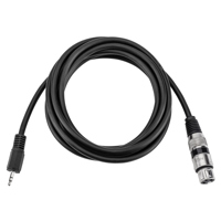 

H&A 3-Pin XLR Female to 3.5mm Stereo Mini-Plug Cable 10'