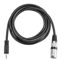

H&A 1/8" Male Mini-Jack to XLR Male Cable 6'