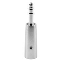 

H&A 1/4" TRS Male to 3-Pin XLR Male Barrel Adapter
