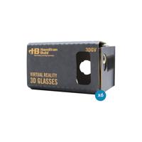 

Hamilton Buhl 3D Virtual Reality DIY Cardboard Goggles for Smartphones, 6-Pack