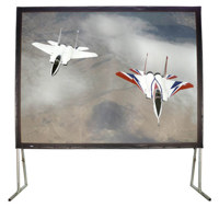 

Hamilton Buhl BFF-120160 200" Diagonal, 120x160" Easy Fold Portable Screen with Carry Case, Front Projection, 4:3 Aspect Ratio