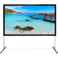

Hamilton Buhl 120" Diagonal 72x96 Folding Frame Screen with Wheeled Transportation Case, Video 4:3 Format, Matte White Fabric