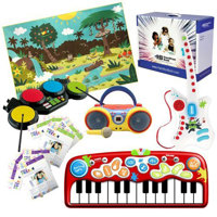 

Hamilton Buhl Early Learners STEAM Education Do-Re-Me! Music Arts Kit with Floor Piano, Electronic Drums & Electronic Guitar