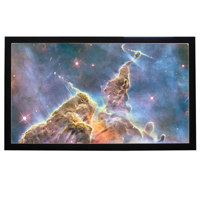 

Hamilton Buhl 150" Diagonal Fixed Frame Projector Screen, 74x131" Viewable, 16:9 Aspect Ratio, HDTV Format, Front Projection