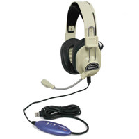 

Hamilton Buhl Deluxe USB Headset with Gooseneck Microphone