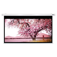 

Hamilton Buhl 66x118" Wall Electric Projector Screen, 135" Diagonal, HDTV Format, Matte White Fabric, White Case