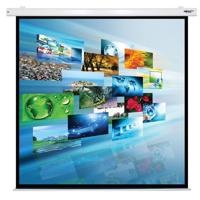 

Hamilton Buhl 119" Diagonal 84x84 Electric Projector Screen, Square 1:1 Format, Matte White Fabric, White
