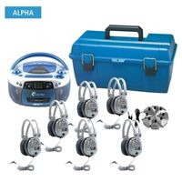 

Hamilton Buhl AudioStar ALPHA - 6 Person Listening Center with 5050ULTRA Boombox and 6 SC-7V Deluxe Headphones