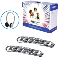 

Hamilton Buhl 12 User HA2 Personal Headphones Lab Pack with Laminated Cardboard Carry Case