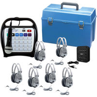 

Hamilton Buhl Juke24 MEGA 6 Person Listening Center with 6 SC-7V Headphones & HMC Case