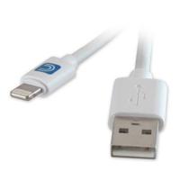 

Hamilton Buhl Lightning Male to USB A Male Cable, 3', White