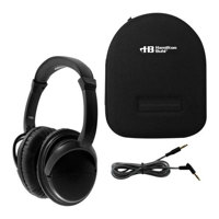 

Hamilton Buhl NCHBC1 Deluxe Active Noise Canceling Headphones with Removable Cord and Zipper Carry Case