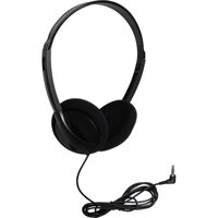 

Hamilton Buhl PER/50 Personal Disposable Stereo Headphones, 170 Ohms Impedance, 18HZ-20kHz Frequency Response, 1/8" Plug, 50 Pack
