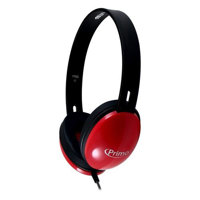

Hamilton Buhl Primo Stereo Headphones, ABS Plastic, Chew & Kink-Resistant Dura-Cord, Red