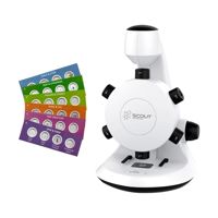 

Hamilton Buhl Scout Digital Microscope with Integrated Turret, 6x Magnification Lenses and Specimen Slides