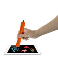 

Hamilton Buhl Snap-Scribe Universal Double-Tipped Stylus Snaps In-to a Bracelet, Orange