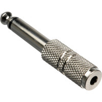 

Hamilton Buhl Monophonic Female 3.5mm Mini to Male 1/4" Phone Adapter
