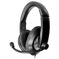 

Hamilton Buhl Smart-Trek Deluxe Stereo Headset with Gooseneck Microphone, In-Line Volume Control, 3.5mm TRRS Plug