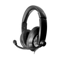 

Hamilton Buhl Smart-Trek Deluxe Stereo Headset with Gooseneck Microphone, In-Line Volume Control and USB Plug