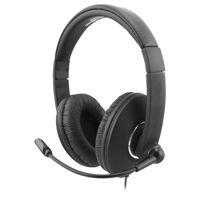 

Hamilton Buhl Smart-Trek Mini Headset with Gooseneck Microphone, In-Line Volume Control and 3.5mm TRRS Plug