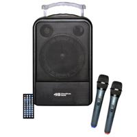 

Hamilton Buhl VENU100A High Quality Portable PA System, DVD/CD/MP3 Bluetooth & Wireless Handheld Microphones, 60W