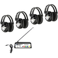 

Hamilton Buhl 4 Station Wireless Listening Center with Headphones and Transmitter, Multi Frequency