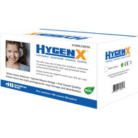 

Hamilton Buhl HygenX 4.5" 100% Biodegradable Ear Cushion Covers for Over-Ear Headphones & Headset, Cotton, White, 600 Pairs