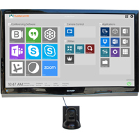 

HuddleCamHD TEAM Video Collaboration Solution Kit, Includes 3x Gen 2 USB Conference Cameras, HuddlePod Air Wireless Microphone & Speaker, Keyboard, Intel i5 NUC Mini PC and Quicklaunch PE Command Software