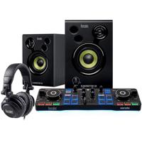 

Hercules DJStarter Kit Worldwide All-In-One DJ Kit, Includes DJControl Starlight Controller, DJMonitor 32 Speaker, USB Cable, 3x Power Cables