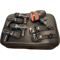 

Heil Sound HDK-5 Drum Cardioid Microphone Kit, Includes 4x Handi Mic Pro Plus, 2x HH-1 Mounts, PR 48 Kick Drum Microphone, Case