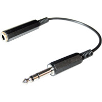 

Hear Technologies Insert Cable 1/4" TRS Male Insert to 1/4" TRS Female Balanced Output, 1'